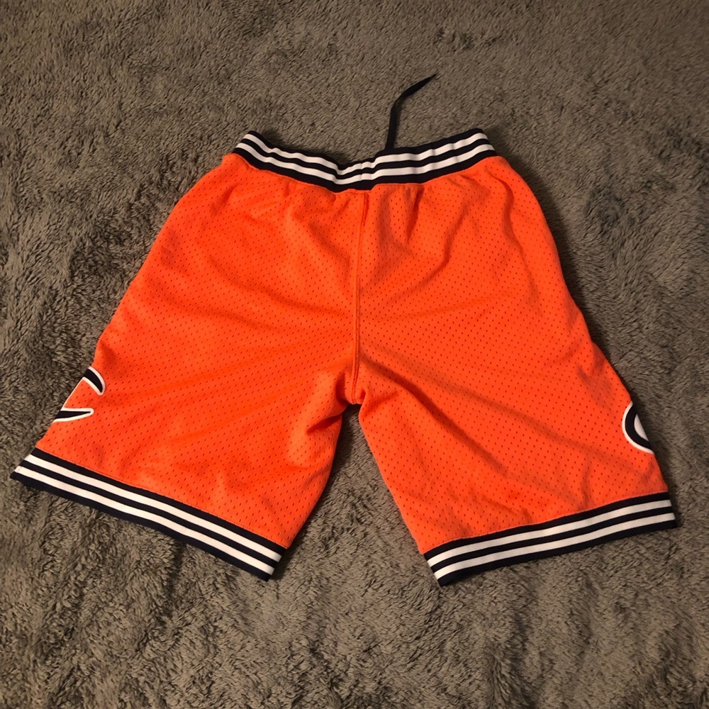 Champion Bright Orange Mesh Shorts Large - Picture 8 of 10